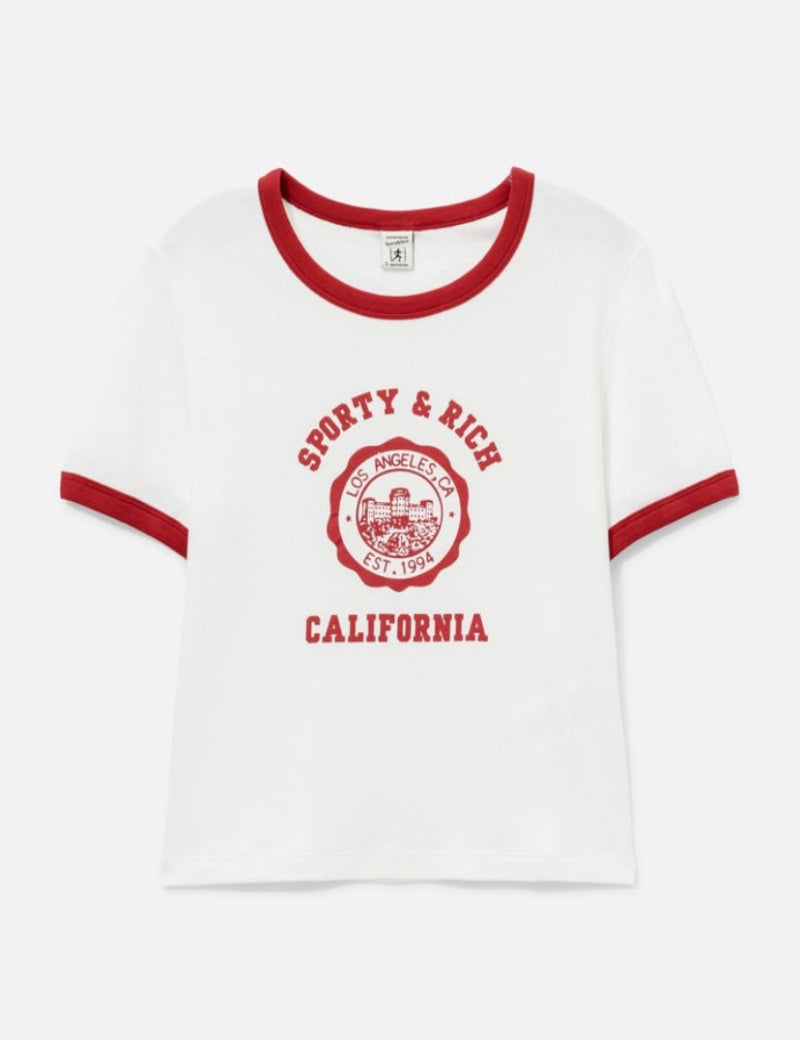 California Country Club Ringer Tee