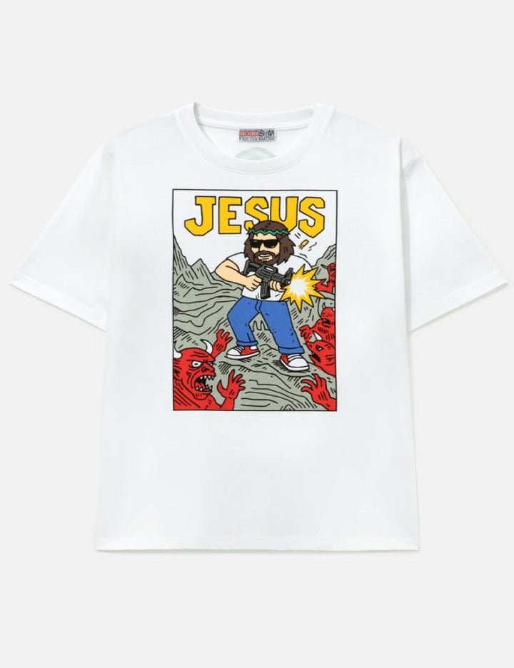 "JESUS vs. MAYHEM " Tee
