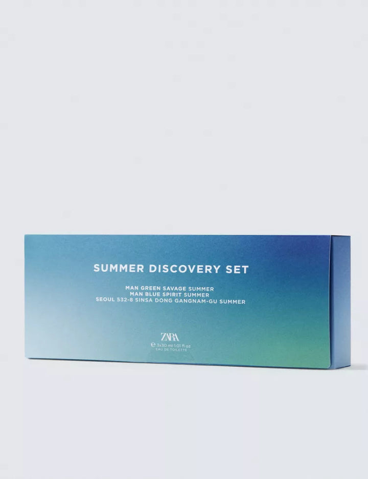 Zara Man Summer Fragrance Trio