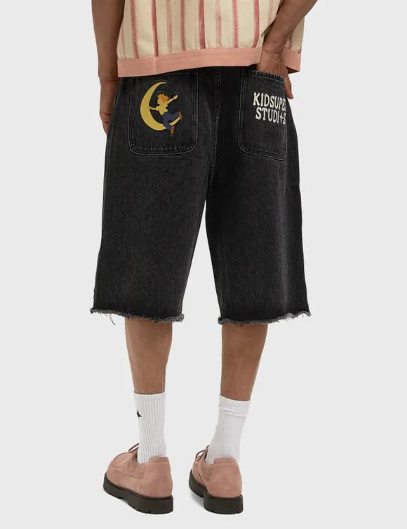 KIDSUPER STUDIOS Multi-Patch Denim Shorts