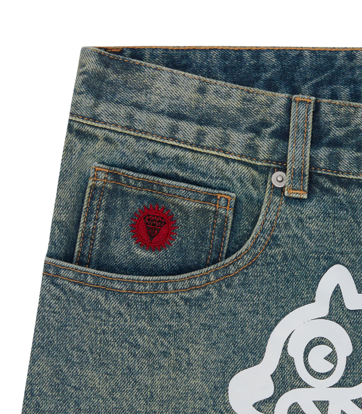 RUNNING DOG DENIM SHORTS