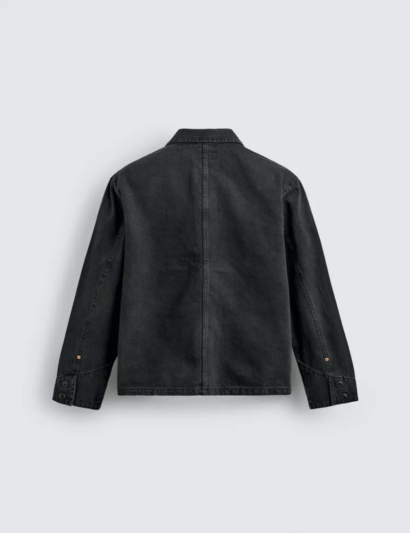 Washed Denim Chore Jacket