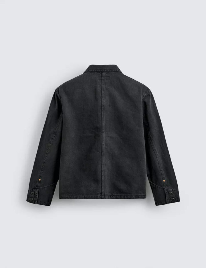 Washed Denim Chore Jacket