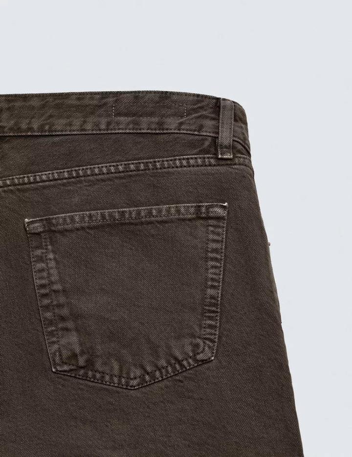 Frayed-Hem Flared Jeans