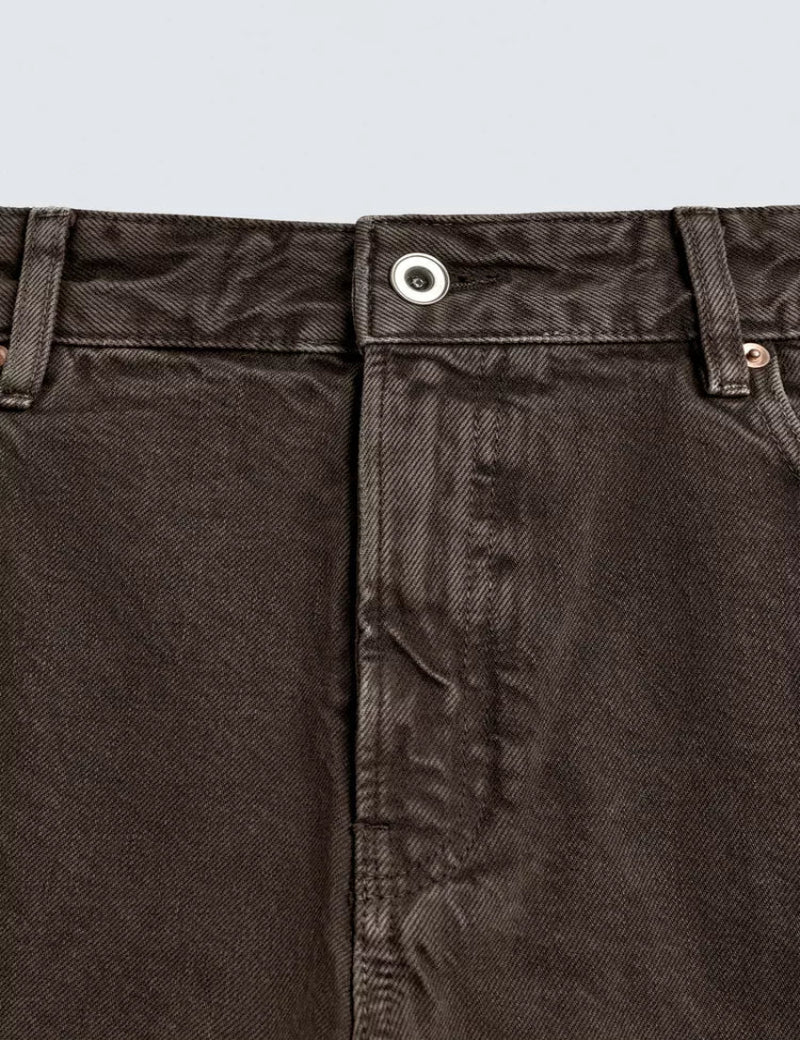 Frayed-Hem Flared Jeans