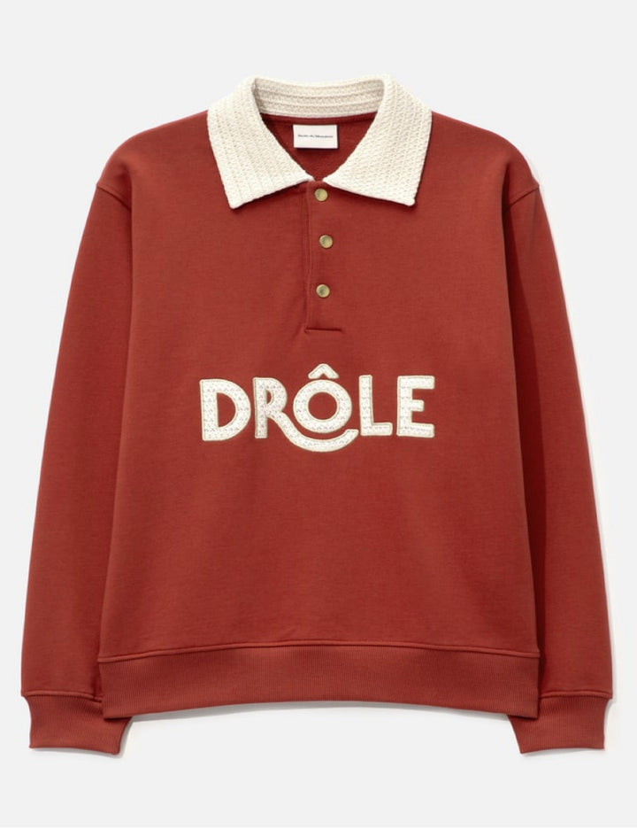 Polo Drôle Col Crochet