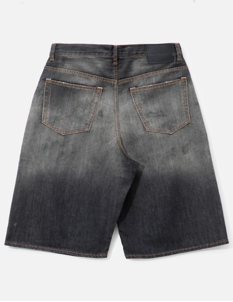 Loose Fit Denim Shorts