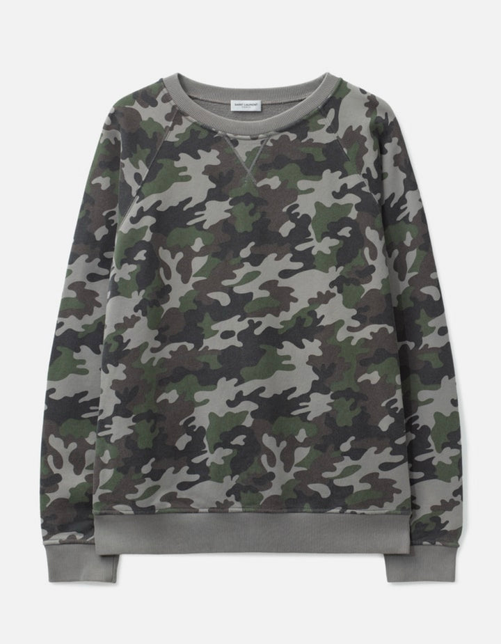 Camouflage Print Sweatshirt