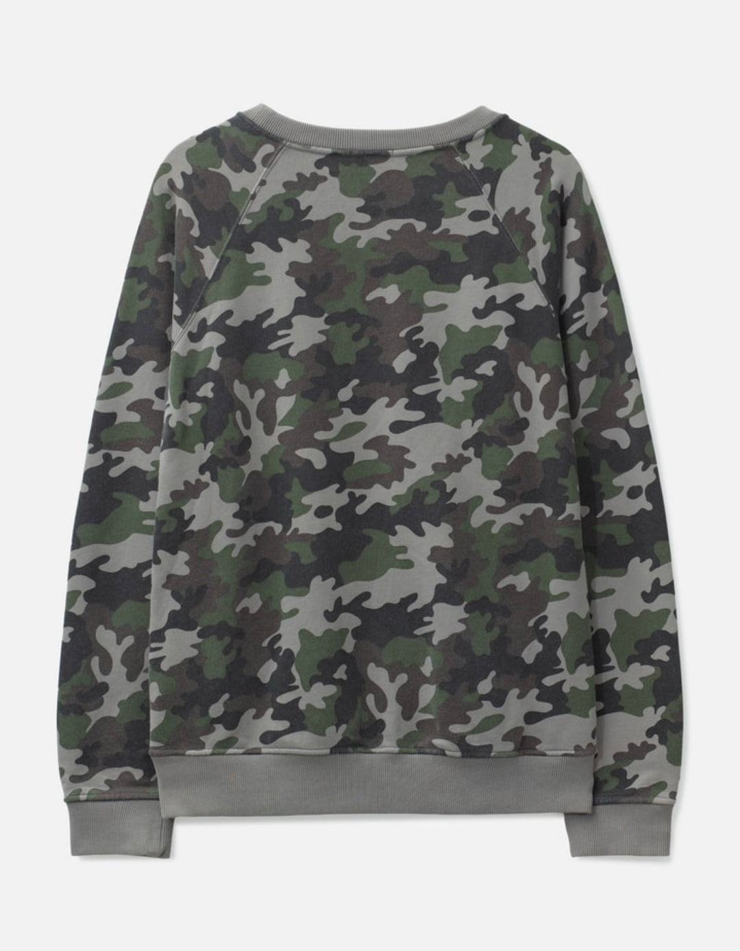 Camouflage Print Sweatshirt