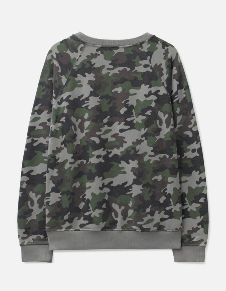 Camouflage Print Sweatshirt