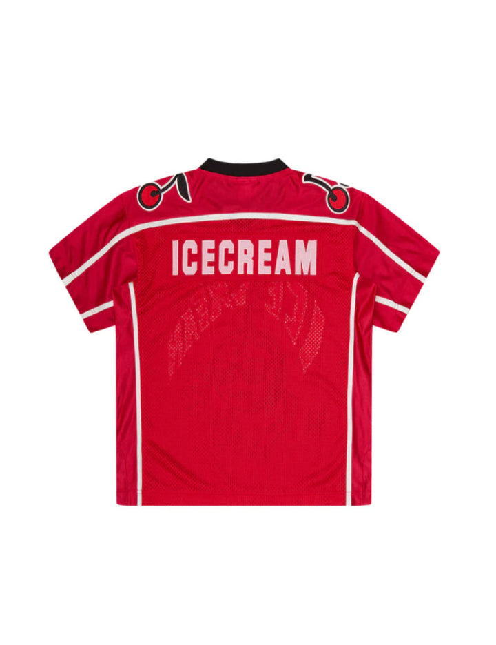 "Cherry" Mesh Football Jersey