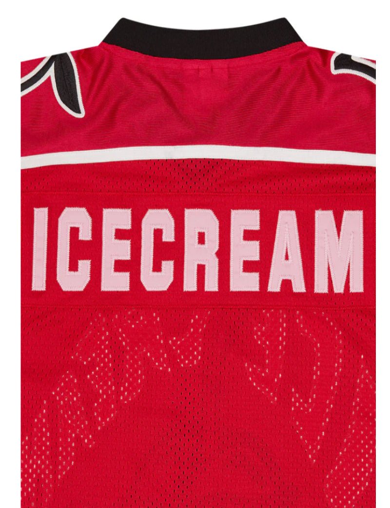 "Cherry" Mesh Football Jersey