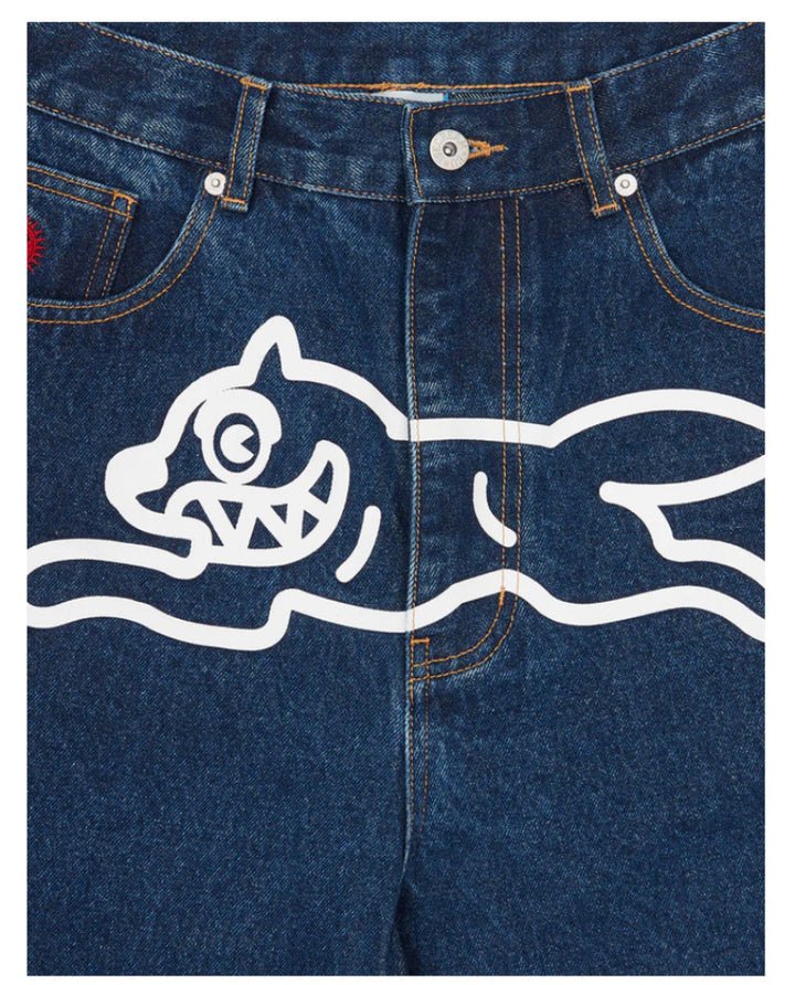 Running Dog Denim Shorts