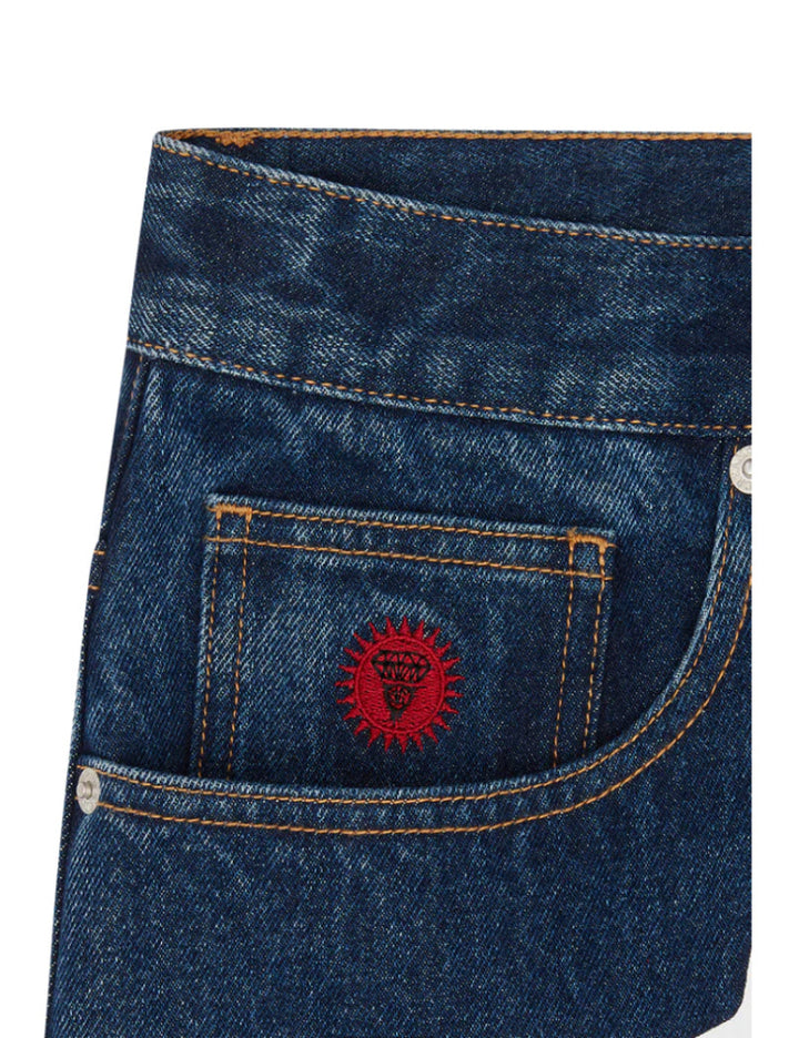 Running Dog Denim Shorts