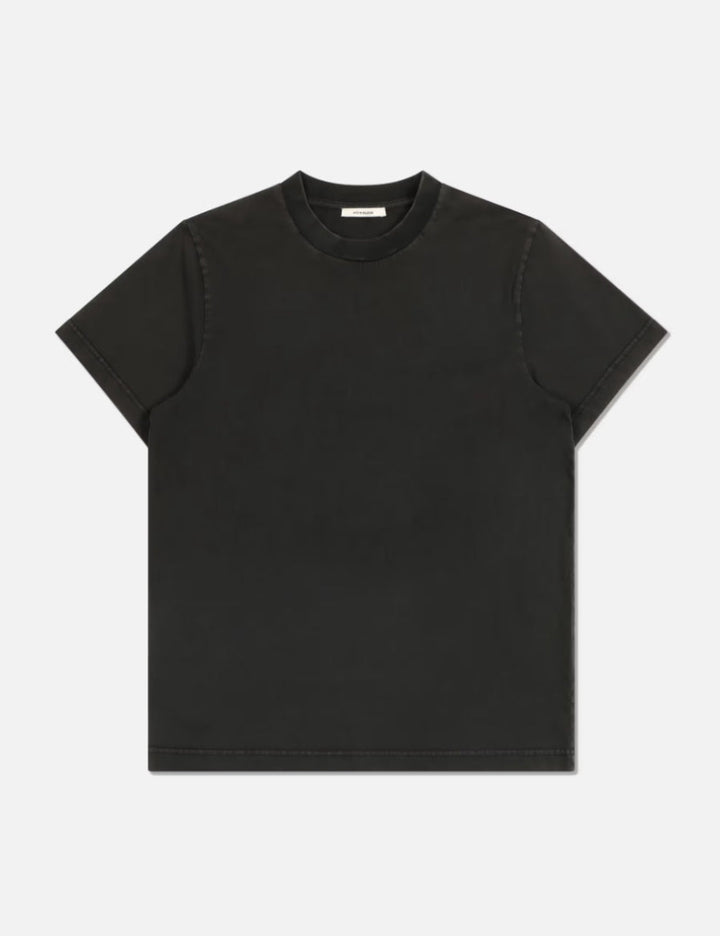 Women Washed Black Heavyweight T-Shirt