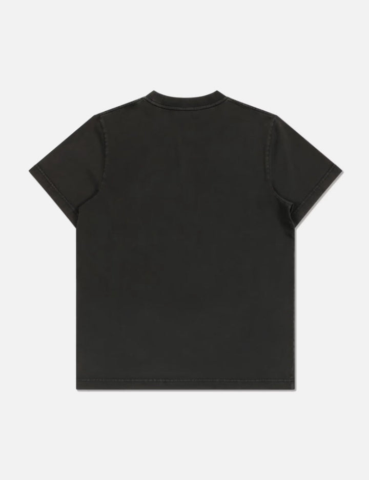 Women Washed Black Heavyweight T-Shirt
