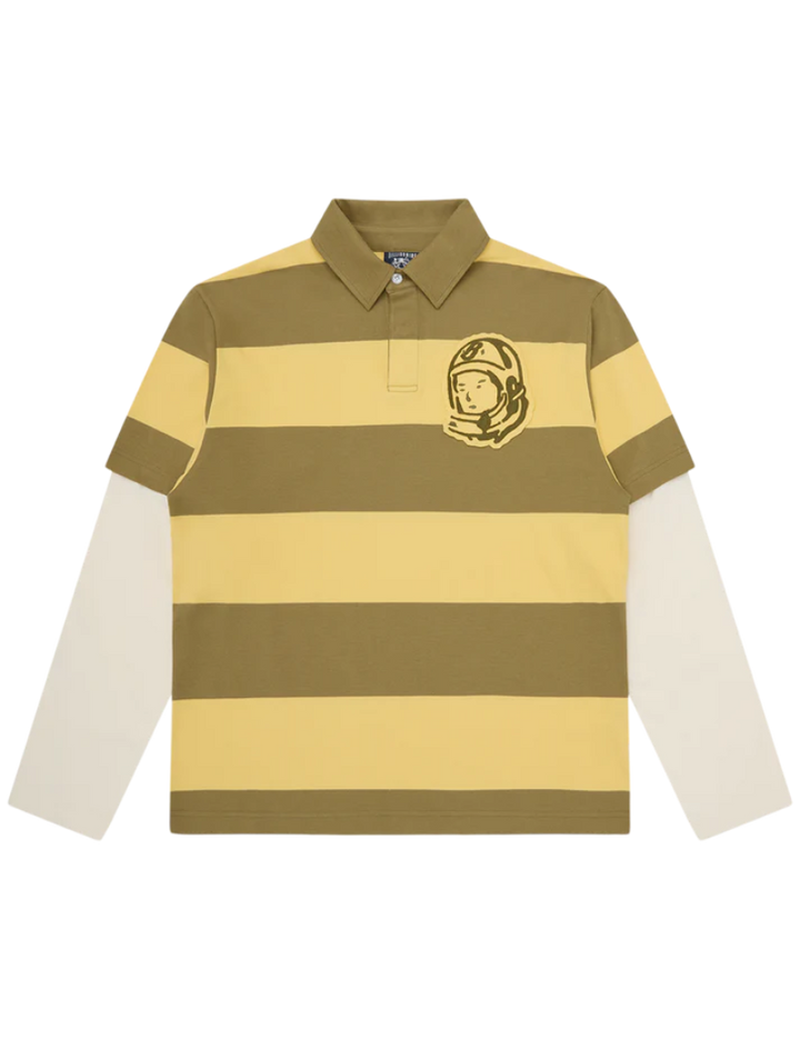 Applique Astro Layered Stripe LS Rugby Shirt