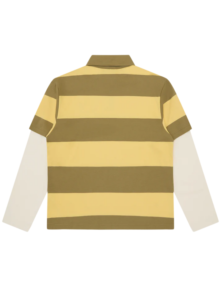 Applique Astro Layered Stripe LS Rugby Shirt