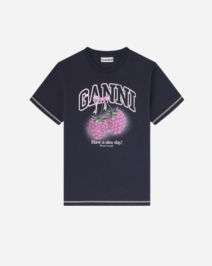 Raspberry Bow Collegiate T-Shirt